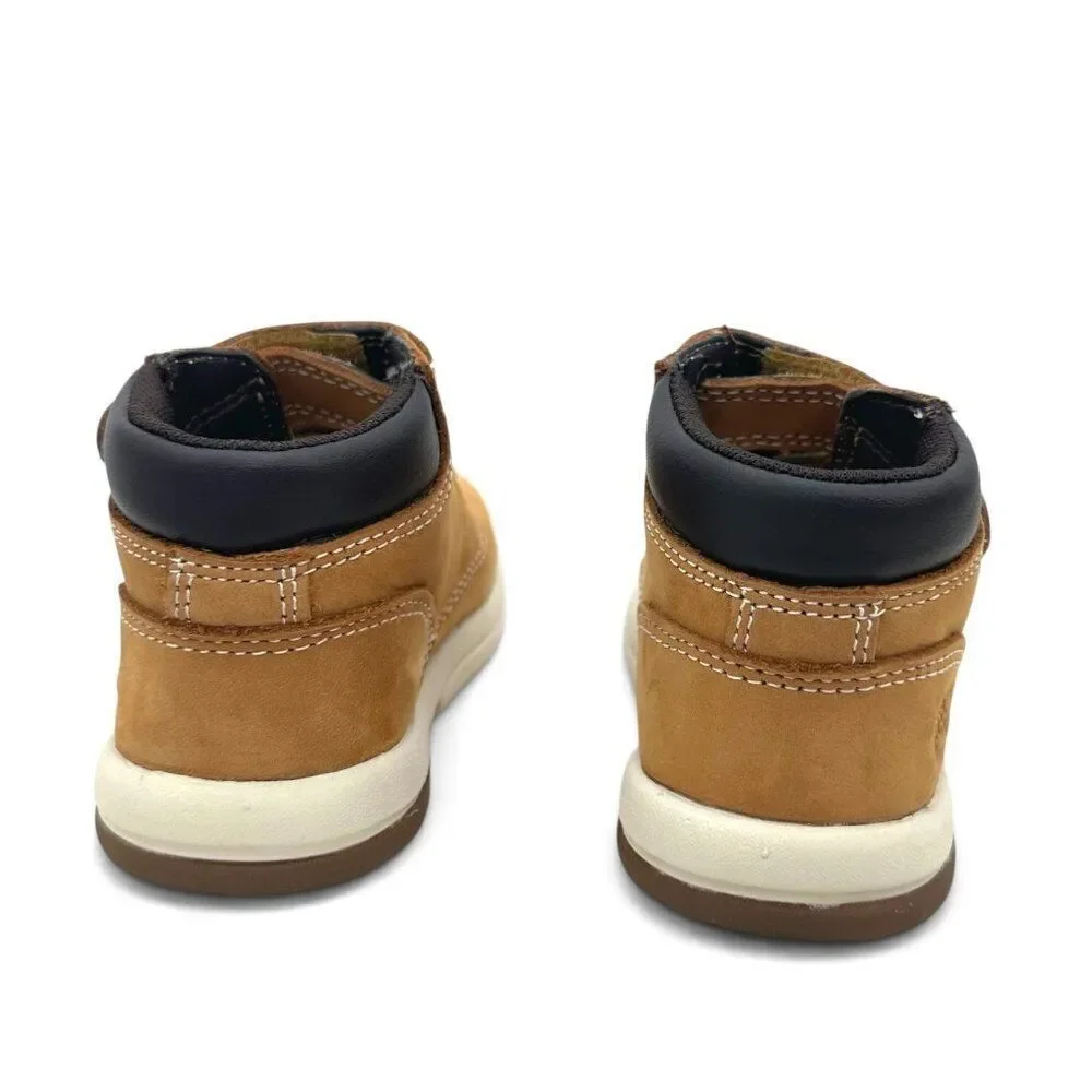 Timberland Toddler Toddle Tracks Wheat Nubuck Leather Boots Hook & Loop Size 5